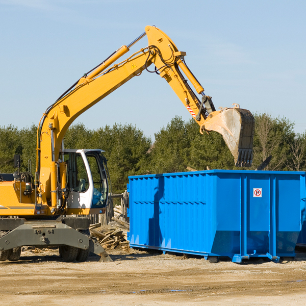 can i choose the location where the residential dumpster will be placed in Collinsville